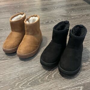 Cat and Jack snow boots barely worn (black only)